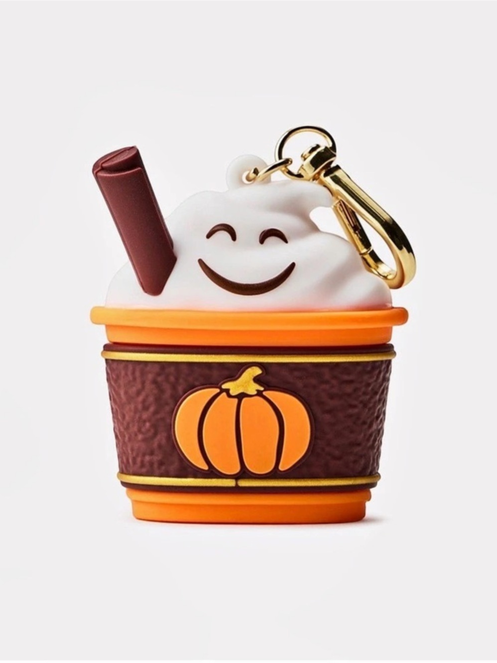 ALL NEW Bath And Body Works PocketBac Holder Autumn Spice Latte W/smiley Cream